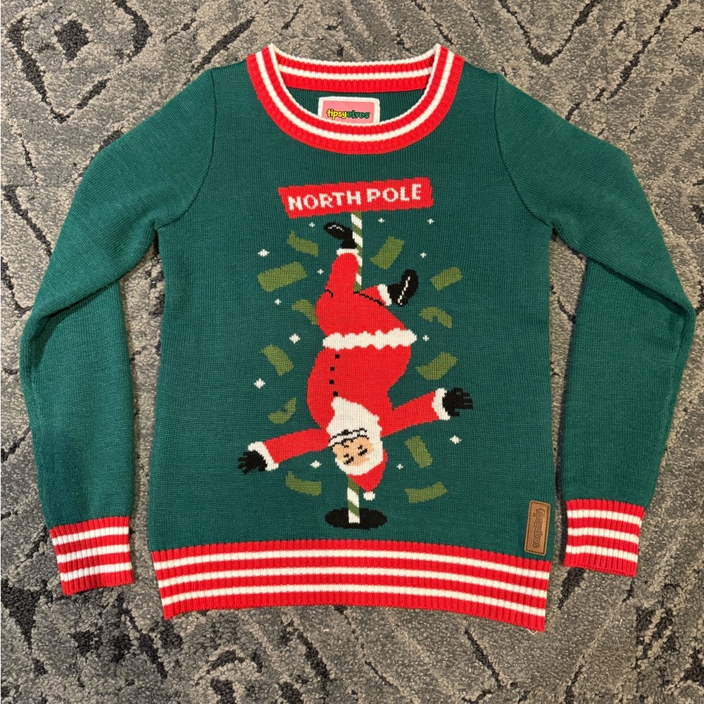 Tipsy Elves North Pole christmas sweater xs